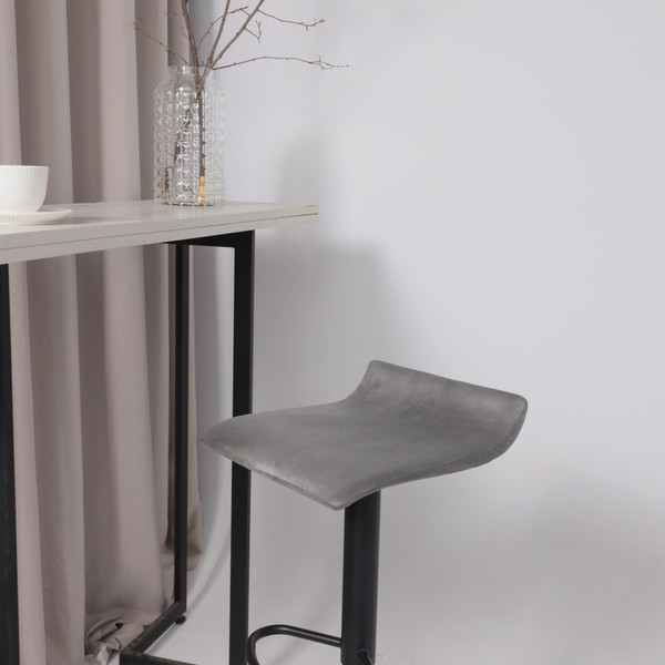 Изображение товара Стул барный AksHome Slim (серый велюр 8167-54/черный)