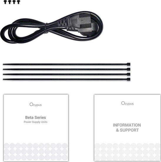 Изображение товара Блок питания для компьютера Ocypus Beta P600 BK 600W (Beta-P600-N1HDBK024X-EU)
