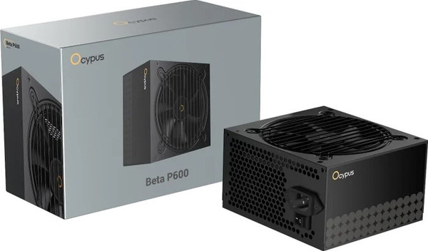 Изображение товара Блок питания для компьютера Ocypus Beta P600 BK 600W (Beta-P600-N1HDBK024X-EU)