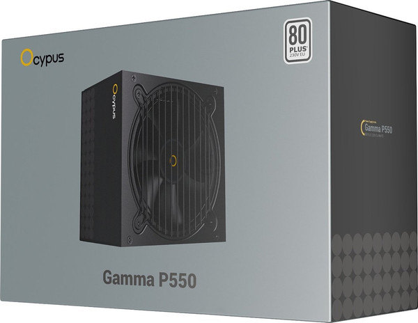 Изображение товара Блок питания для компьютера Ocypus Gamma P550 BK 550W (Gamma-P550-W1HDBK024X-EU)