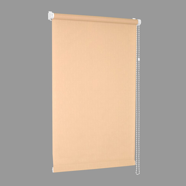 Изображение товара Рулонная штора Delfa Сантайм Лен СРШ-03Д2070 (200x170, абрикосовый)