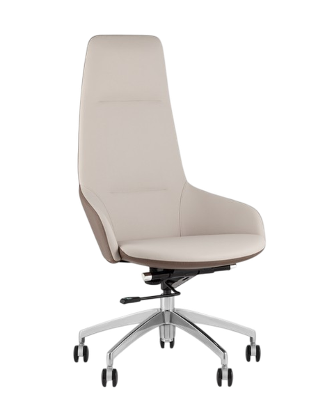Изображение товара Кресло офисное TopChairs Soulo A308 8371-6/1 (бежевый/коричневый)