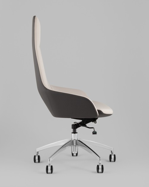 Изображение товара Кресло офисное TopChairs Soulo A308 8371-12/1 (бежевый/серый)