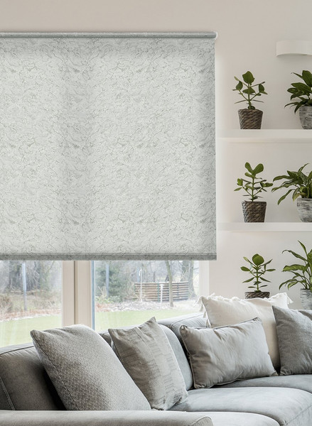 Изображение товара Рулонная штора Delfa Сантайм Жаккард Венеция СРШ-03Д 29507 (140x170, серый)