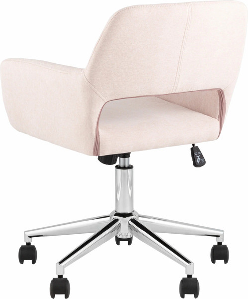 Изображение товара Кресло офисное Stool Group Ross Chrome 50-19 (рогожка, светло-розовый)