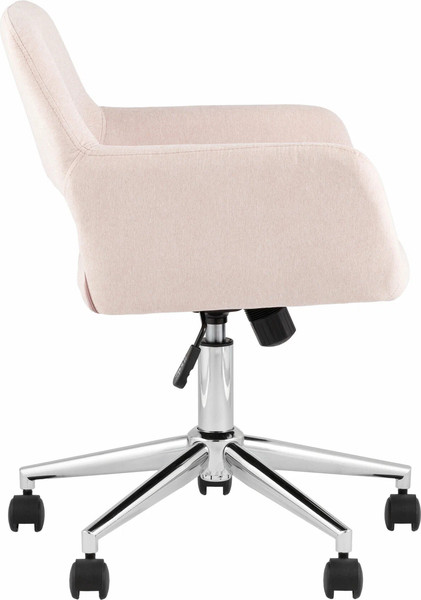 Изображение товара Кресло офисное Stool Group Ross Chrome 50-19 (рогожка, светло-розовый)