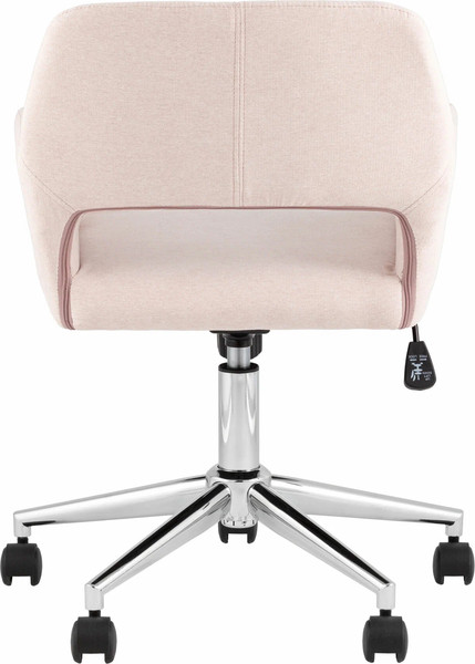 Изображение товара Кресло офисное Stool Group Ross Chrome 50-19 (рогожка, светло-розовый)