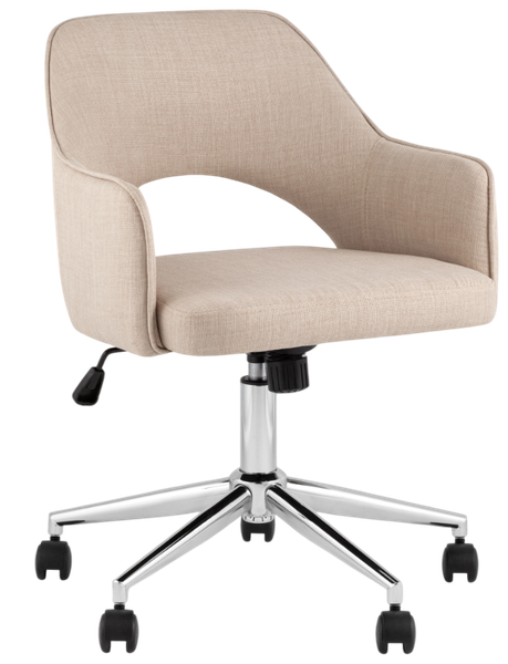 Изображение товара Кресло офисное Stool Group Кларк / Clarkson Linen Beige (рогожка, бежевый)