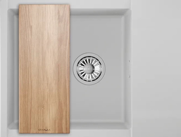 Изображение товара Разделочная доска на мойку GRANULA 475x200x18 (ясень)