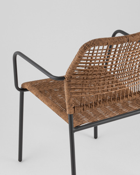 Изображение товара Стул садовый Stool Group Solaia AD632068 (светло-коричневый)