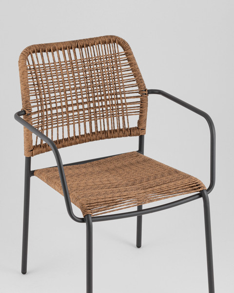 Изображение товара Стул садовый Stool Group Solaia AD632068 (светло-коричневый)