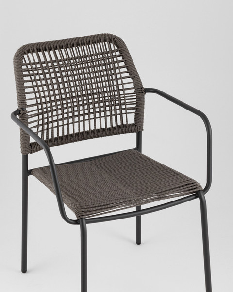 Изображение товара Стул садовый Stool Group Solaia AD632068 (темно-серый)