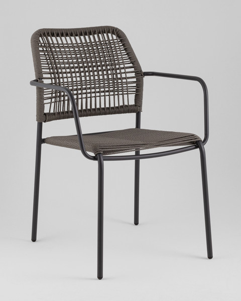 Изображение товара Стул садовый Stool Group Solaia AD632068 (темно-серый)