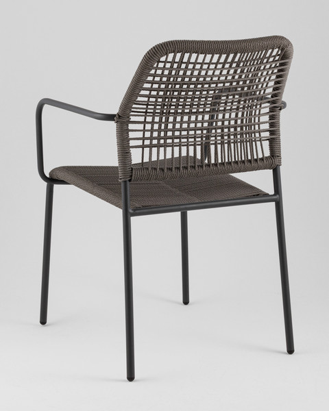 Изображение товара Стул садовый Stool Group Solaia AD632068 (темно-серый)