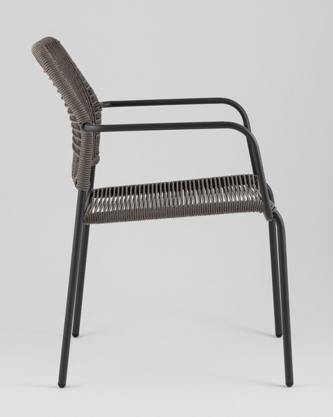 Изображение товара Стул садовый Stool Group Solaia AD632068 (темно-серый)