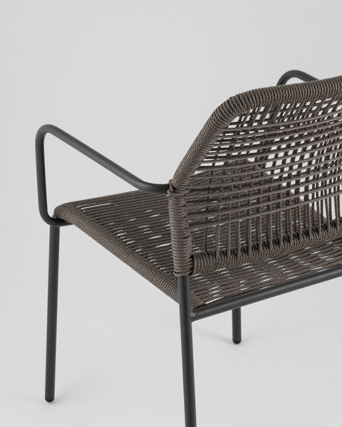 Изображение товара Стул садовый Stool Group Solaia AD632068 (темно-серый)