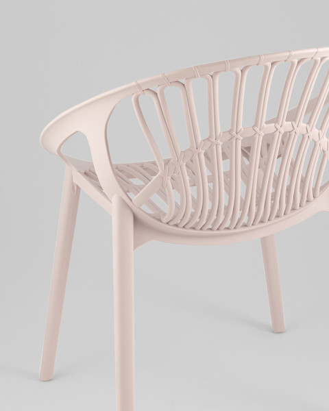 Изображение товара Стул пластиковый Stool Group Takeo SL-7094 (нежно-розовый)