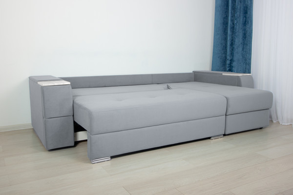 Изображение товара Диван угловой DiArt Бруклин Г-правый (велюр Магия 53/крафт)