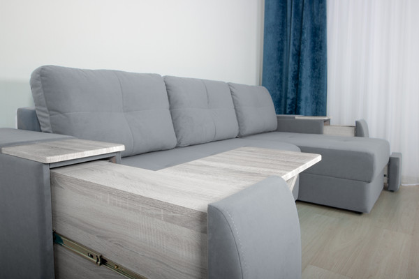 Изображение товара Диван угловой DiArt Бруклин Г-правый (велюр Магия 53/крафт)