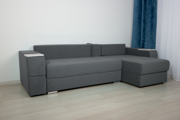 Изображение товара Диван угловой DiArt Бруклин Г-правый (велюр Магия 57/крафт)