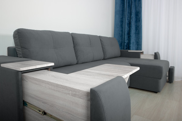 Изображение товара Диван угловой DiArt Бруклин Г-правый (велюр Магия 57/крафт)