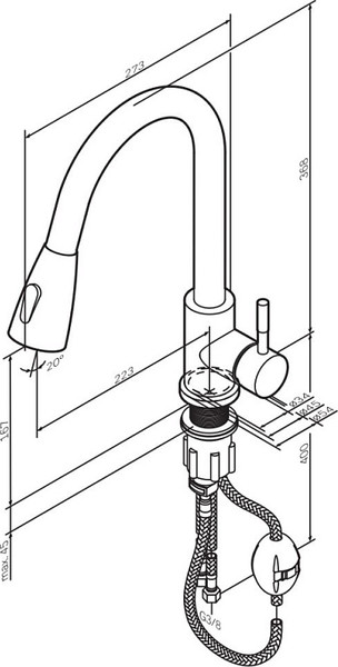 Изображение товара Смеситель AM.PM X-Joy S F85B07500
