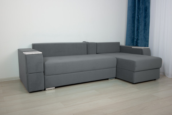 Изображение товара Диван угловой DiArt Бруклин Г-правый (велюр Магия 88/крафт)