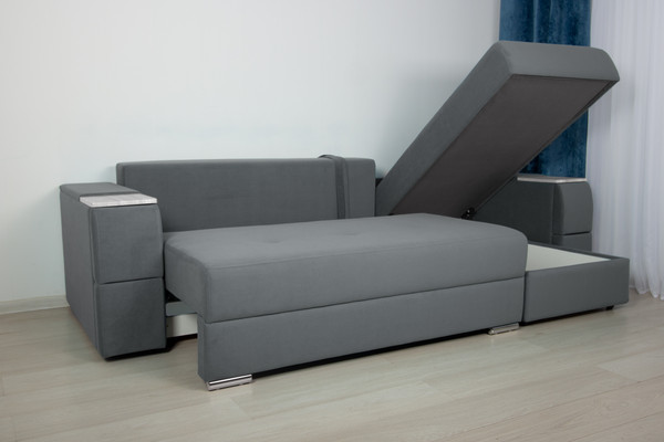 Изображение товара Диван угловой DiArt Бруклин Г-правый (велюр Магия 88/крафт)