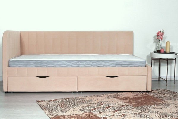 Изображение товара Кровать-тахта DiArt София левая (велюр Магия 3)