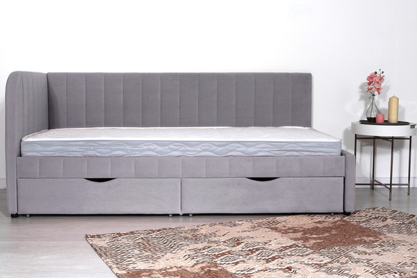 Изображение товара Кровать-тахта DiArt София левая (велюр Магия 53)