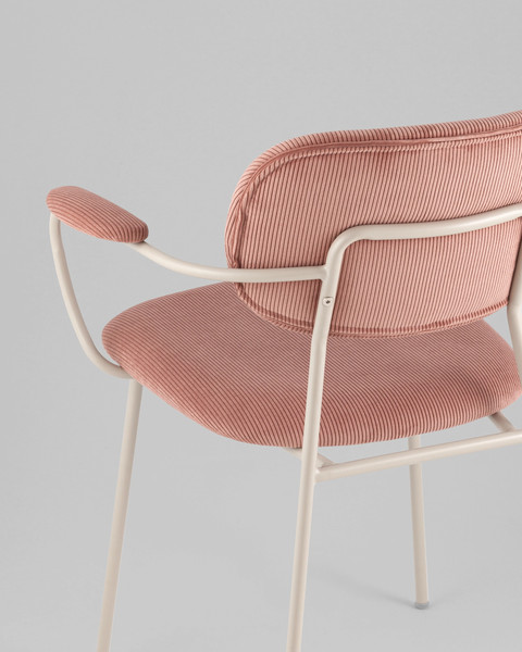 Изображение товара Стул Stool Group Кэрол FDC9124 OTE-MOD200 F400 (пыльно-розовый/серый)