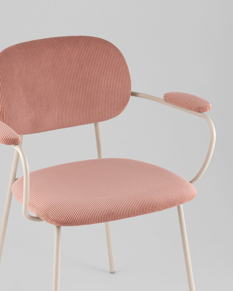 Изображение товара Стул Stool Group Кэрол FDC9124 OTE-MOD200 F400 (пыльно-розовый/серый)