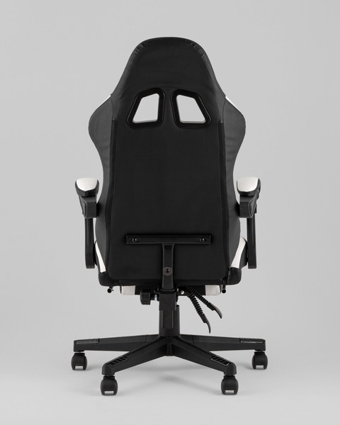 Изображение товара Кресло геймерское TopChairs Prophet с оттоманкой GF-8086 (черно-белый)