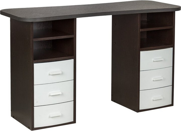 Изображение товара Стол для маникюра Элеганс Элвуд-3 (белый)