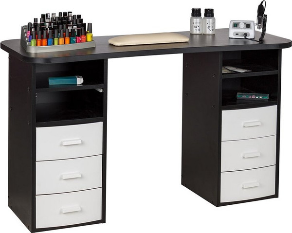 Изображение товара Стол для маникюра Элеганс Элвуд-3 (белый)