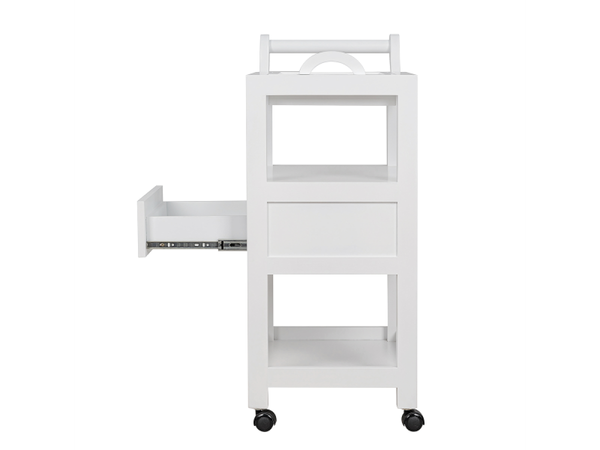 Изображение товара Тележка косметологическая Элеганс МД-802 (черный/белый)