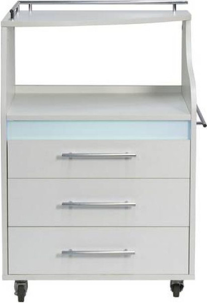 Изображение товара Тележка косметологическая Элеганс Спейс с УФ блоком (белый)