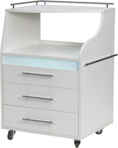 Изображение товара Тележка косметологическая Элеганс Спейс с УФ блоком (белый)