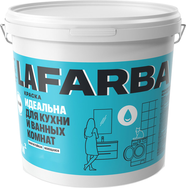 Изображение товара Краска Goldbastik Для кухни и ванных комнат ВД-АК-203 (7.5кг)