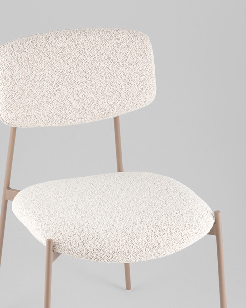 Изображение товара Стул Stool Group Doe FDC7385 OTE-CL-113 F13 (светло-бежевый/бежевый)