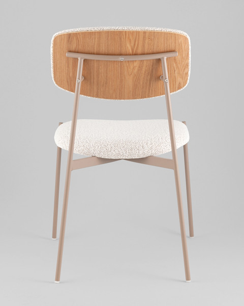 Изображение товара Стул Stool Group Doe FDC7385 OTE-CL-113 F13 (светло-бежевый/бежевый)