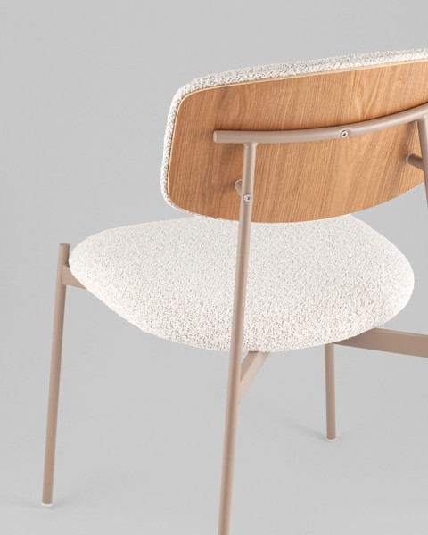 Изображение товара Стул Stool Group Doe FDC7385 OTE-CL-113 F13 (светло-бежевый/бежевый)