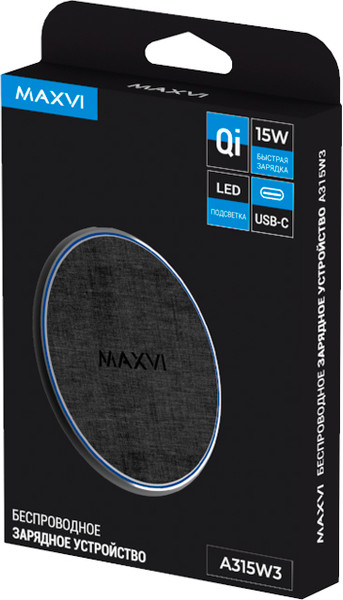 Изображение товара Зарядное устройство беспроводное Maxvi A315W3