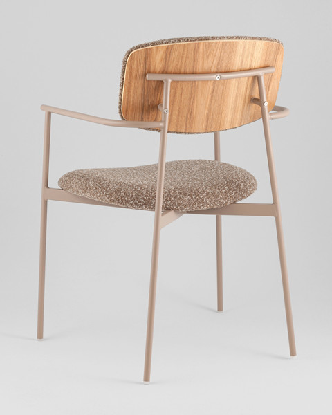 Изображение товара Стул Stool Group Doe FDC7387 OTE-CL-421 F13 (коричневый/бежевый)