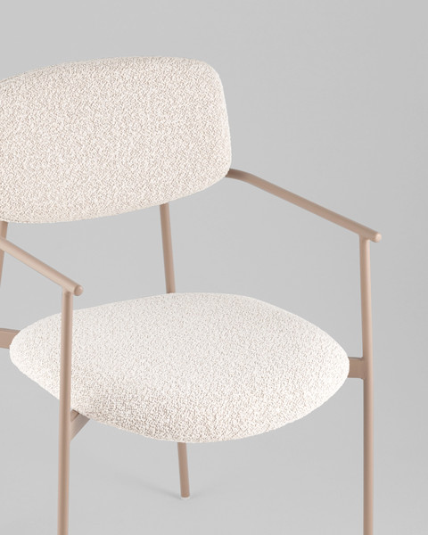 Изображение товара Стул Stool Group Doe FDC7387 OTE-CL-113 F13 (светло-бежевый/бежевый)