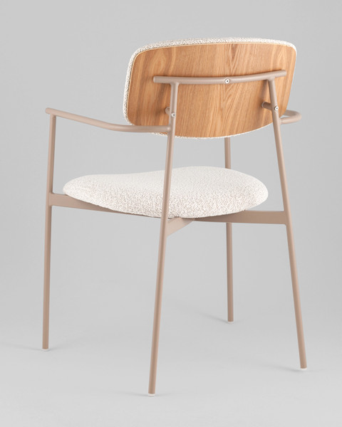 Изображение товара Стул Stool Group Doe FDC7387 OTE-CL-113 F13 (светло-бежевый/бежевый)