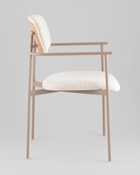 Изображение товара Стул Stool Group Doe FDC7387 OTE-CL-113 F13 (светло-бежевый/бежевый)