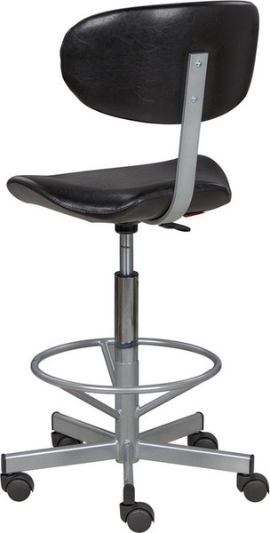 Изображение товара Стул мастера Элеганс Кейси высокий газ-лифт (хром/серебристый)