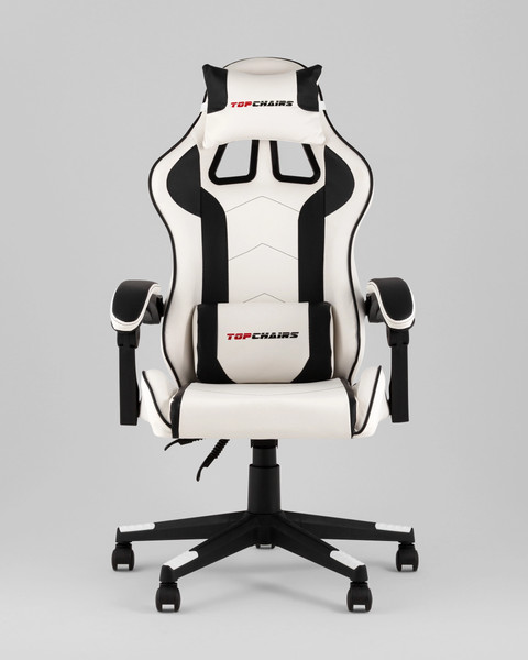 Изображение товара Кресло геймерское TopChairs Shadow GF-8079 (бело-черный)
