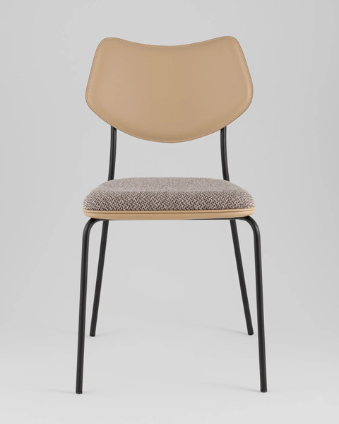 Изображение товара Стул Stool Group Casey B2171 K-6+M8506 D21 (темно-серый/бежевый)